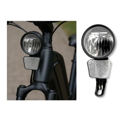 4x E-Bike Frontlicht Fahrradlampe 90 Lux Scheinwerfer 6V-48V