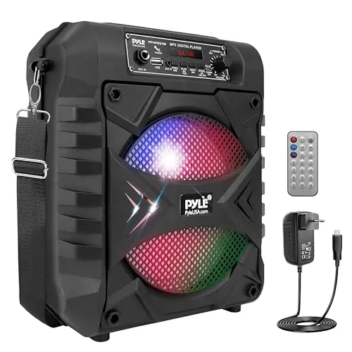 Pyle Partybox - Tragbare Bluetooth PA Anlage mit 300W und 8