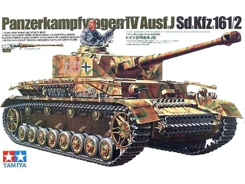 Tamiya 35181 Pz.IV Ausf.J (Sd.Kfz.161/2) 1/35 - 1/35 Bausatz eines historischen Panzers, ideal für Modellbau-Enthusiasten und detailverliebte Sammler.
