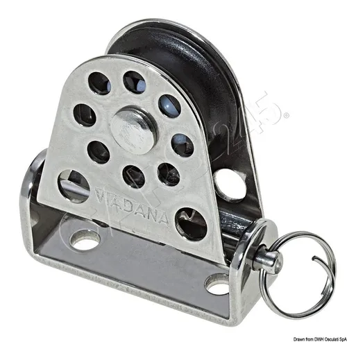 Produktbild VIADANA Umlenkrolle vertikal schwenkbar (diameter) 22 mm Leine 6mm