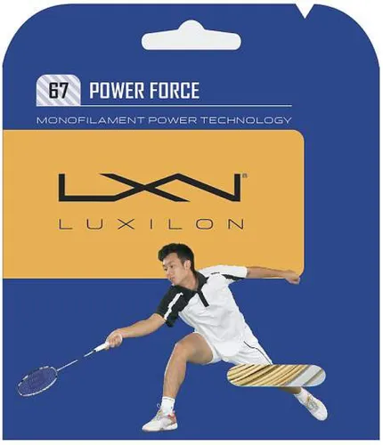 Luxilon Badmintonsaite Spin Force 0.67mm beige 10m Set
