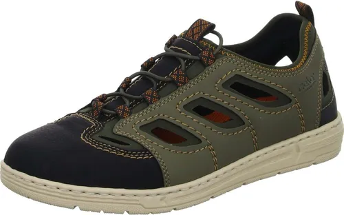 Rieker Herren Halbschuhe 08665 in grün von Rieker