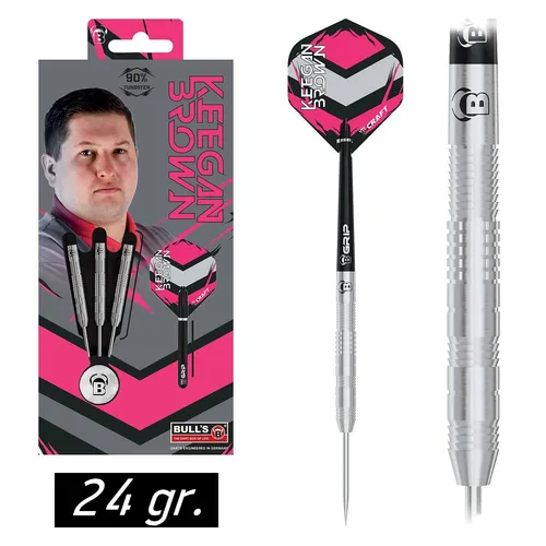🎯 ✅ BULLS Steel Dart Darts Pfeile Darts Keegan Brown The Needle 24 gr.  Star