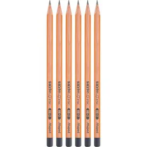 Maped Bleistift Black Peps, Härte HB, 6 Stück