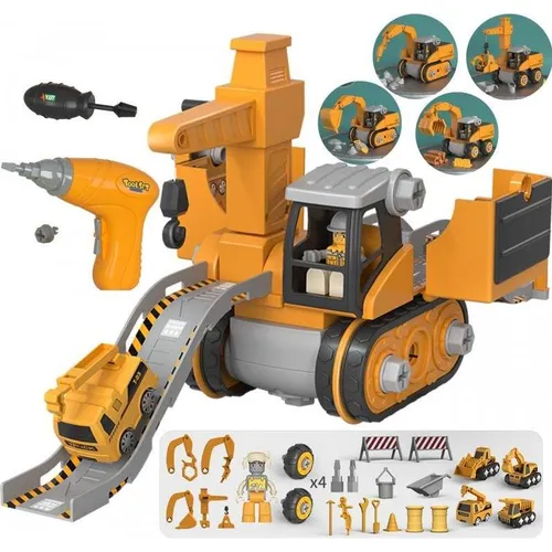 Woopie Mega Construction Yard 5 v 1 DIY Twist Set XXL