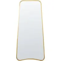 Beliani Wandspiegel in Gold, Freiform 58x122 cm in gold von Beliani