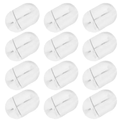 EMSea Angelperlen 5 X 8 mm mit Doppeltem Loch Angelköder-Stopperperlen Angelköder Angelterminal Hakenperlen Transparent 200 Stück