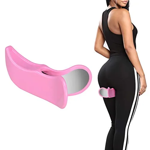 Podazz Super Kegel Trainingsgerät für Becken, Bodenmuskulatur, Hüftmuskel- und Innenoberschenkeltrainer, Korrektur, schöner Gesäß für Frauen (Rosa)