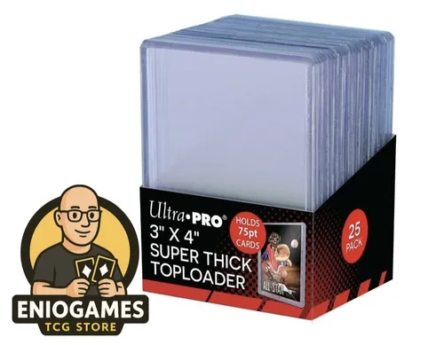 Ultra PRO Toploader  Super Thick Toploader 75pt Holds 75pt Cards 25 Stück