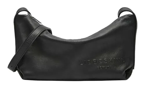 Liebeskind Berlin Crossbody M ELVIRA SHEEP NATURAL black - Umhängetasche aus hochwertigem Schafsleder, stilvoll und vielseitig für jeden Anlass.