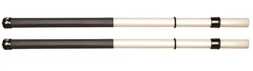 Vater Drumsticks VMAS - Spezialsticks - Acoustick™ Rute Rods Dowels - Schwarzer Griff