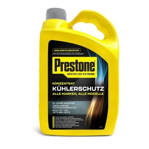 Prestone Kühlerfrostschutz Konzentrat 4L - Optimaler Frostschutz für alle PKW - Frostschutzmittel für PKW, schützt bis -37 °C und sorgt für eine optimale Kühlleistung bis 129 °C. Ideal für sicheres Fahren im Winter.