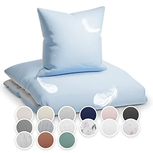 sleepwise Soft Wonder Bettwäsche-Set für Einzelbett - Bettwäsche-Set aus Öko-TEX® Mikrofaser, atmungsaktiv und hypoallergen für besten Schlafkomfort, maschinenwaschbar und pflegeleicht.