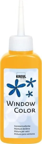 KREUL WINDOW COLOR FENSTERMALFARBE GOLDGELB 80 ml FENSTERFARBE 100ml/4,49€