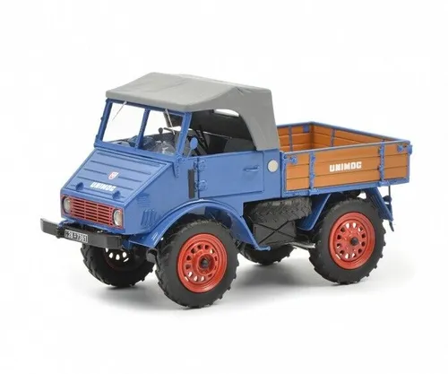 Schuco Mercedes Benz Unimog 401 with woode 1:32 450900300
