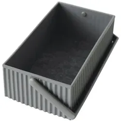 Aufbewahrungsbox Omnioffre Hachiman grau/anthrazit, 24.6x7.9x12.8 cm