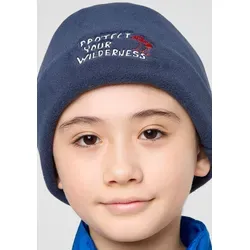 Jack Wolfskin Unisex Kinder Wilderness K Beanie-Mütze, Night Blue, M EU