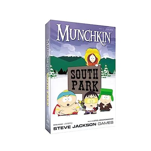 The OP USAopoly - Munchkin South Park Kartenspiel - Offiziell Lizenziertes Comedy Central & South Park Brettspiel & Merchandise - Steve Jackson Spiel - Ab 17 Jahren - Für 3-6 Spieler - Englisch
