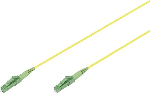 Digitus DK-2933-10-APC-SX Glasfaser LWL Anschlusskabel 10m Gelb, Gelb-Grün, Grün, Grün-Gelb [1x LC APC-Stecker - 1x LC