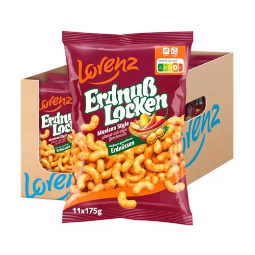 Lorenz ErdnußLocken Mexican Style 11x175g von Lorenz Snack World