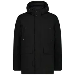 CMP Herren Jacke MAN LONG JACKET FIX HOOD - Herren-Langjacke aus recyceltem DuPont Sorona, wasserabweisend und atmungsaktiv, ideal für Herbst und Winter in der Stadt oder in den Bergen.