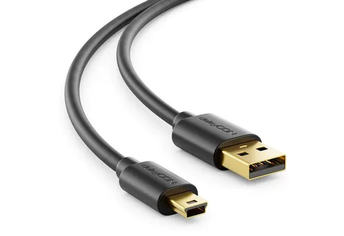 deleyCON deleyCON 5m Mini USB 2.0 Datenkabel