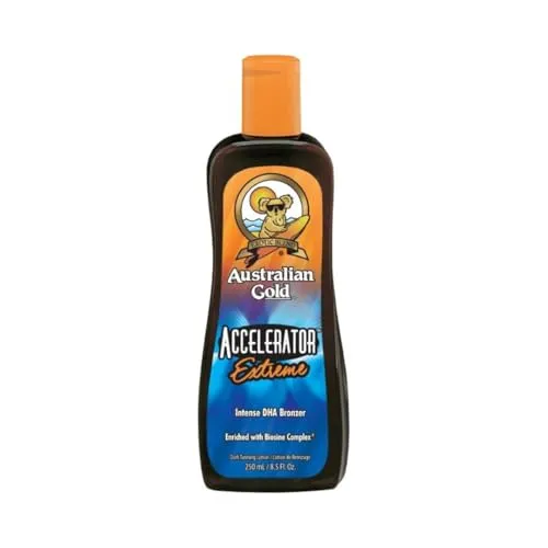 Australian Gold Accelerator Extreme Lotion 250 ml - Körperpflege mit intensiver Bräunungsformel für ein schnelles, tiefes Bräunungsergebnis und pflegende Inhaltsstoffe.