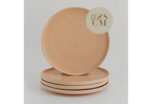 NAKOA Speiseteller NAKOA Keramik Speiseteller 4er Set, Große Teller, 28x2,5 cm