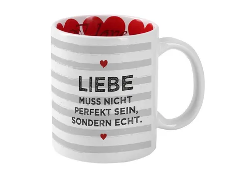 Kaffee- & Teebecher Grau von Herz & Heim