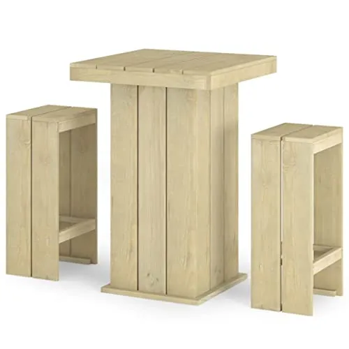 Produktbild vidaXL 3-tlg. Gartenbar-Set aus imprägniertem Kiefernholz