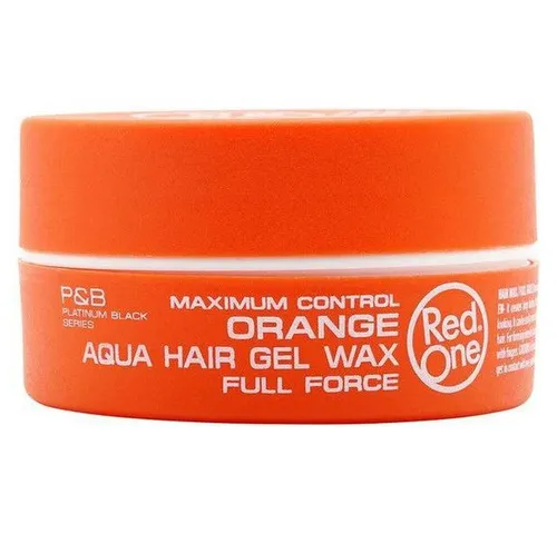Red Haarwachs RED ONE Aqua Hair Gel Wax Orange 150ml