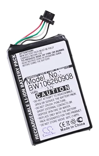 vhbw 1x Akku kompatibel mit Acer N30 GPS Navigation Navi (900 mAh, 3,7 V, Li-Ion)