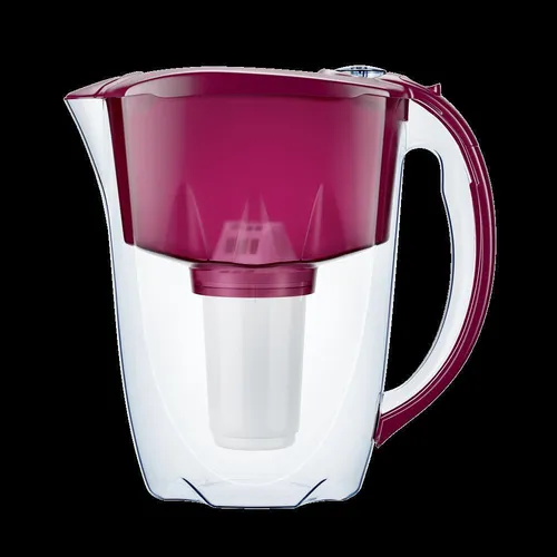 AQUAPHOR PRESTIGE Dunkel-BlauTischwasserfilter - Kannenfilter mit 2 x A5 Wasserfilter-Kartusche für bis zu 700 Liter frisch gefiltertes Wasser