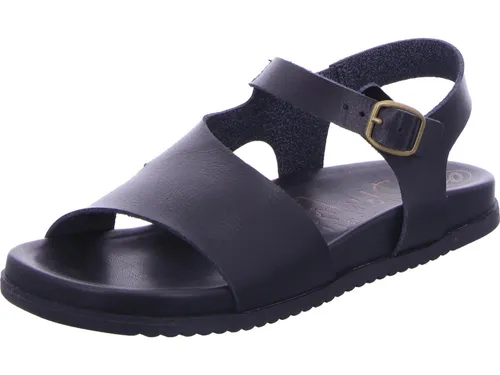 Blowfish Sandalen Lederimitat Riemchensandalette Schwarz - Wanderschuhe mit 2 cm Blockabsatz, ideal für lässige Sommerausflüge. Aus hochwertigem Lederimitat gefertigt, bieten sie sowohl Stil als auch Komfort.