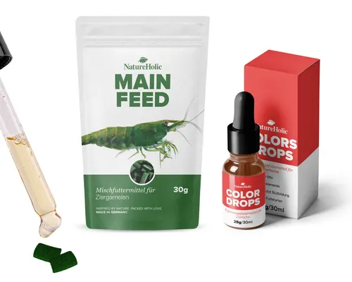 NatureHolic Garnelenfutter Set
