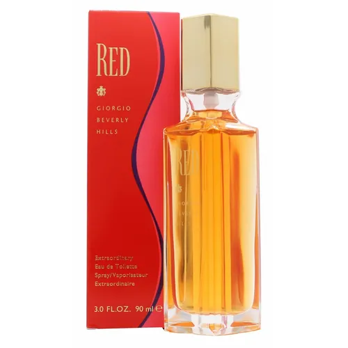 Giorgio Beverly Hills Red Eau de Toilette 90ml Spray - Herrendüfte mit einem unverwechselbaren, maskulinen Duft für den modernen Mann – ideal für jeden Anlass.