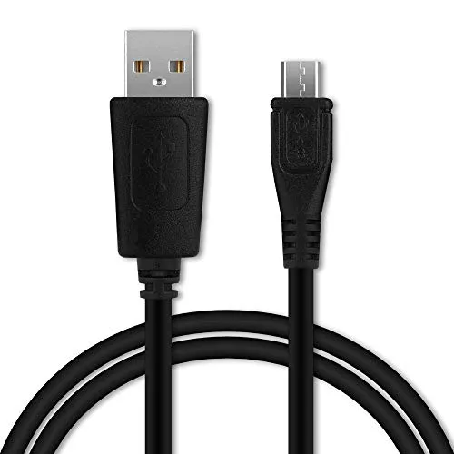 CELLONIC USB Kabel 1m kompatibel mit Sony NW-E394, ICD-TX800 / Imperial DABMAN 2 Ladekabel Micro USB auf USB A 2.0 Datenkabel 1A schwarz PVC