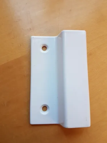 Alu Balkontür Griff Ziehgriff Balkontürgriff  – Weiss RAL 9016 ( F 12 )