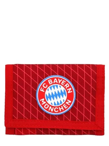 FC Bayern München Geldbörse - Unisex Geldbeutel in Rot - Geldbörse aus 100% Polyester für FC Bayern Fans, ideal für den Alltag und ein perfektes Geschenk für jeden Anhänger.