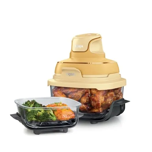 Ninja CRISPi 4-in-1 Glas-Heißluftfritteuse Gelb in gelb von Ninja