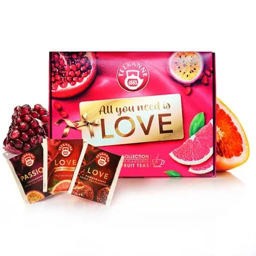 TEEKANNE LOVE Collection Box (NEW EDITION) Fruit Tea Blend - 3 x 10 Bags - 67,5g