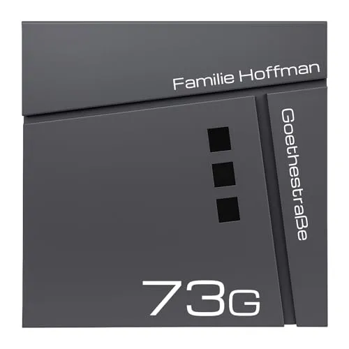 Verda Briefkasten mit Schloss - Moderner Wandbriefkasten mit Zeitungsrolle - Wandbriefkästen, wetterfest und abschließbar, mit integriertem Zeitungsfach für optimalen Schutz und Ordnung Ihrer Post.