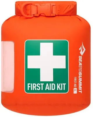 Sea to Summit Lightweight Dry Bag Erste Hilfe 3 L - Campingausrüstung mit hoher Wasserdichtigkeit (10.000 mm) und klarem Fenster für schnellen Zugriff auf Erste-Hilfe-Materialien. Ideal für Outdoor-Abenteuer!