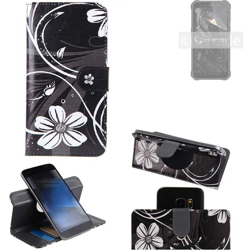 Für Oukitel WP20 Pro 360° Schutz Hülle Wallet Case Design Blumen