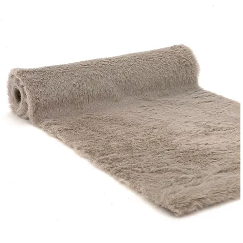 heimtexland Tischläufer Kunstfell Chalet Deko Winter 28x200 cm - Kreativer Tischläufer aus Kunstfell, ideal für festliche Anlässe. Einfach zuschneidbar und vielseitig einsetzbar für stimmungsvolle Winterdekoration.