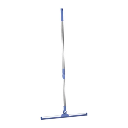 Wasserschieber Bodenabzieher mit Teleskopstiel - Praktischer Duschabzieher mit 52 cm Breite und einem verstellbaren Teleskopstiel für müheloses Abziehen von Wasser auf Fliesen und Fenstern.