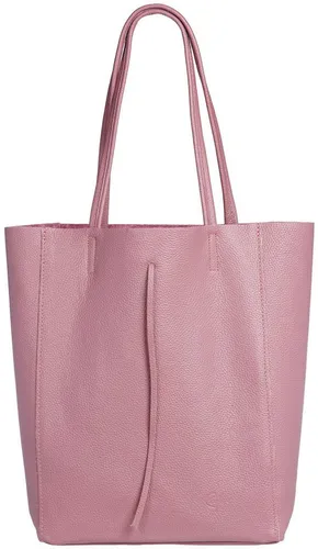 Caspar Schultertasche - Großer Damen Leder Shopper Tasche - CLASSIC LINE - Modell No.780, elegant, robust & unempfindlich - 100% Echtleder - Handmade in Italy