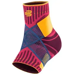 BAUERFEIND Sprunggelenkbandage „Ankle Support“ Unisex – Pink, Größe M - Unisex Sprunggelenkbandage für Sportarten wie Fußball und Joggen, bietet Stabilität und verhindert Umknicken dank 3D AIRKNIT Technology für hohen Tragekomfort.