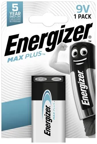 Energizer Max Plus 9V Block-Batterie Alkali-Mangan 9V 1St.