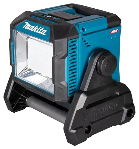 Makita Baustrahler ML005G LED, 3.600 Lumen, wasserdicht für 18V/40V Akkus - Strahler für Arbeitsbeleuchtung mit 3.600 Lumen Lichtleistung, IP65 wasserdicht und in drei Helligkeitsstufen einstellbar. Ideal für Baustellen und Outdoor-Einsätze.